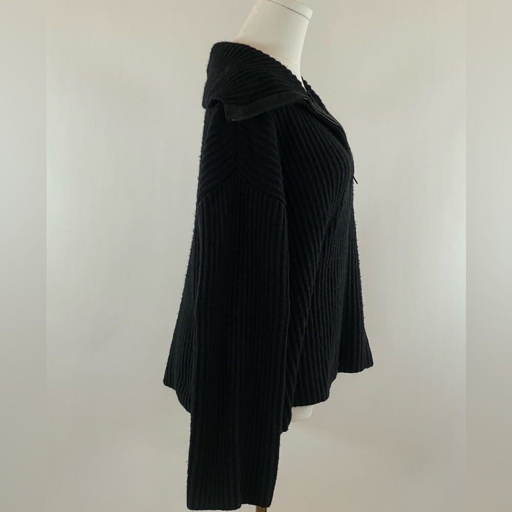 Sweet Baby Jamie Black Half Zip Sweater, M - Picture 7 of 10